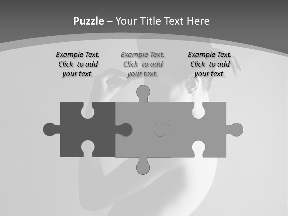 Photography Young Caucasian PowerPoint Template