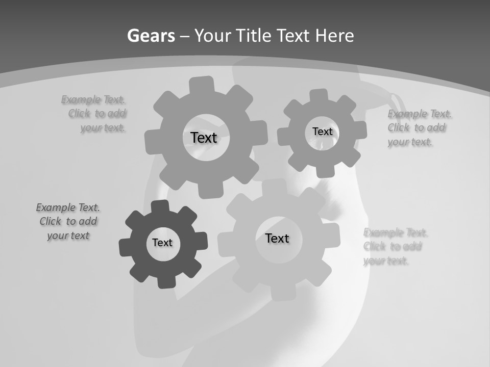 Photography Young Caucasian PowerPoint Template