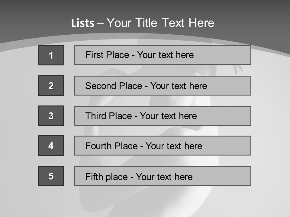 Photography Young Caucasian PowerPoint Template
