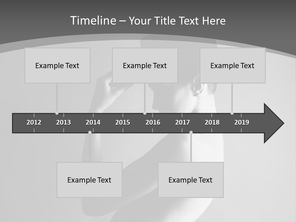 Photography Young Caucasian PowerPoint Template