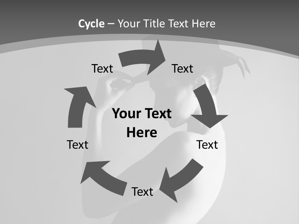 Photography Young Caucasian PowerPoint Template