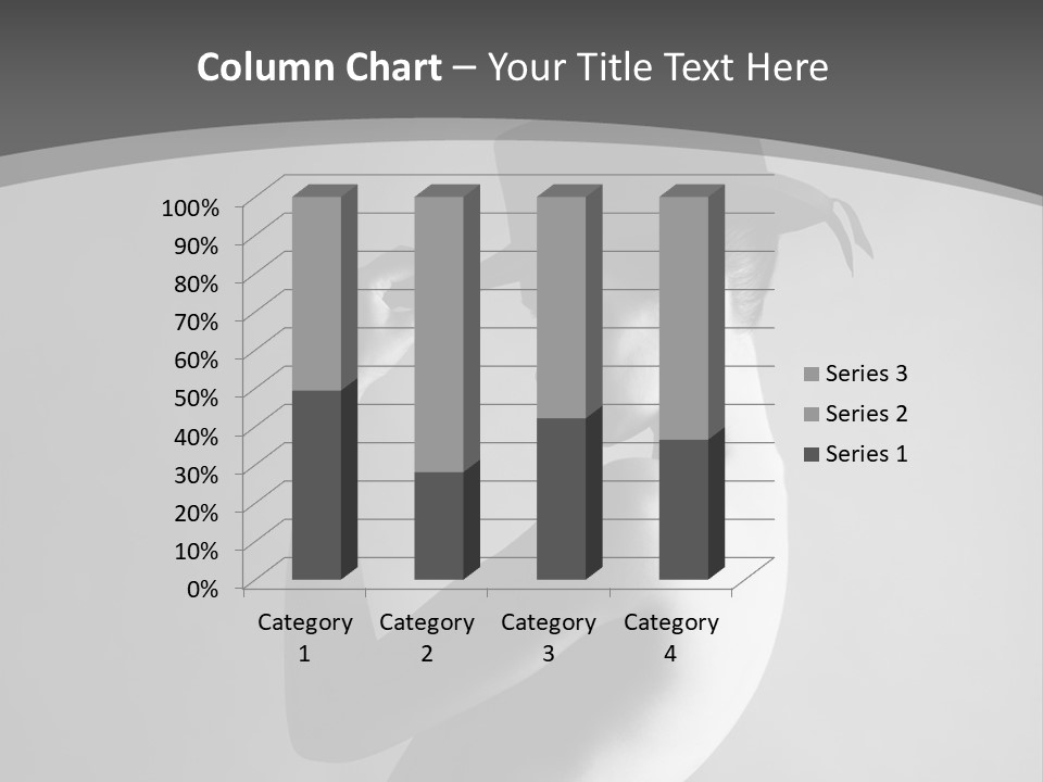Photography Young Caucasian PowerPoint Template