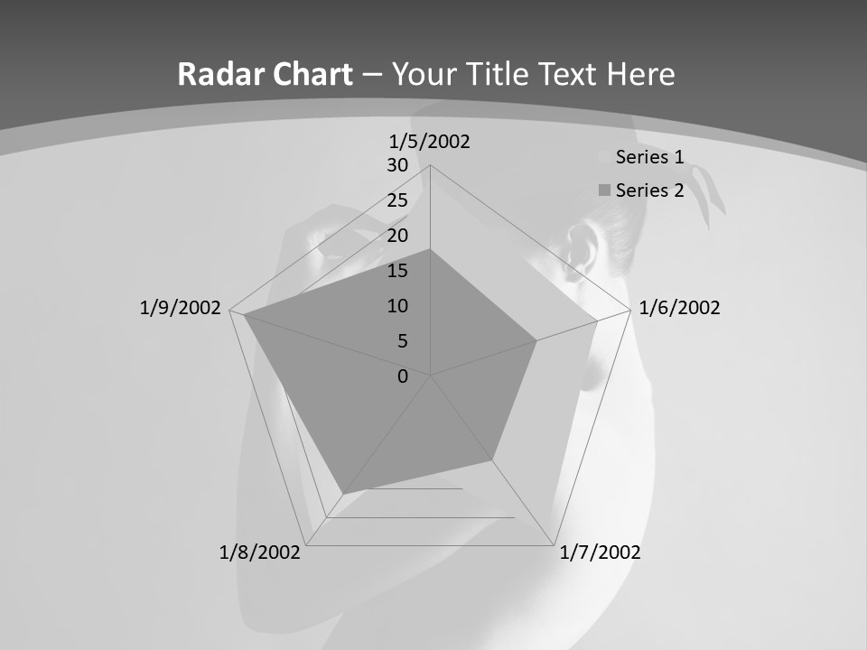 Photography Young Caucasian PowerPoint Template