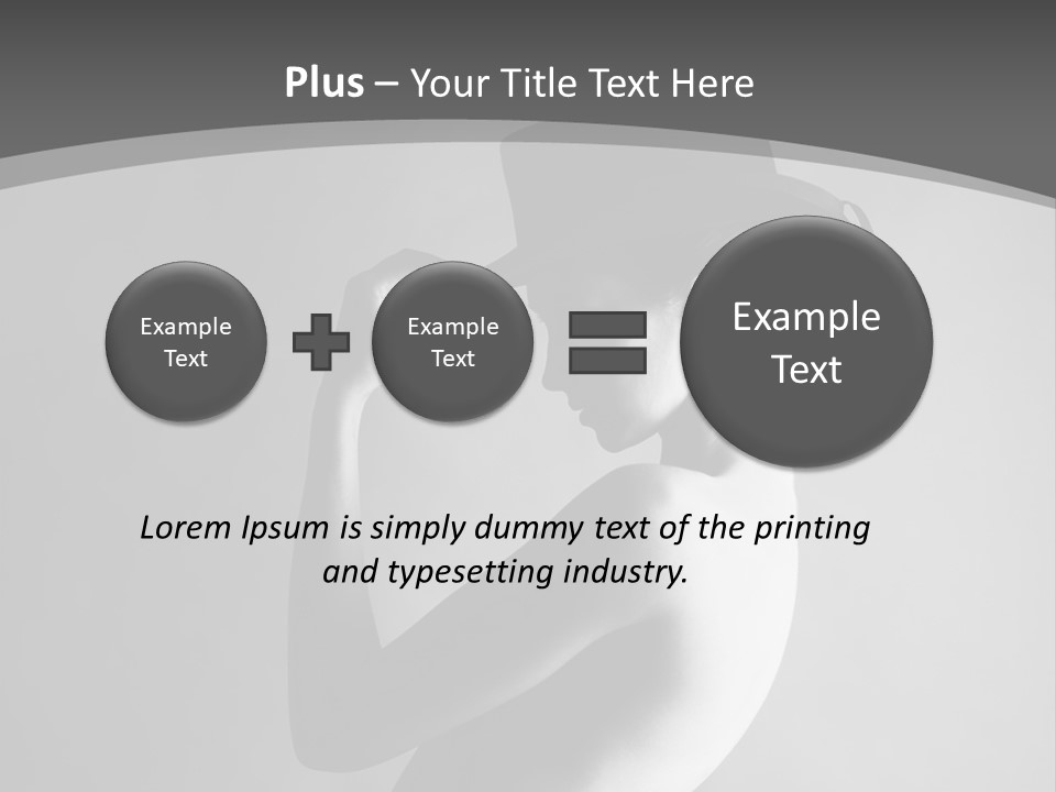 Photography Young Caucasian PowerPoint Template