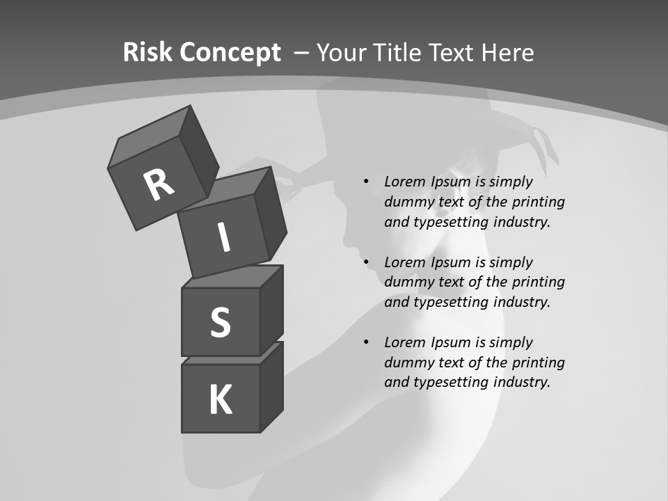 Photography Young Caucasian PowerPoint Template