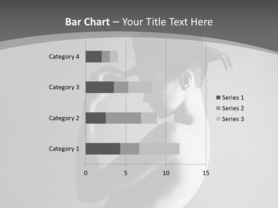 Photography Young Caucasian PowerPoint Template
