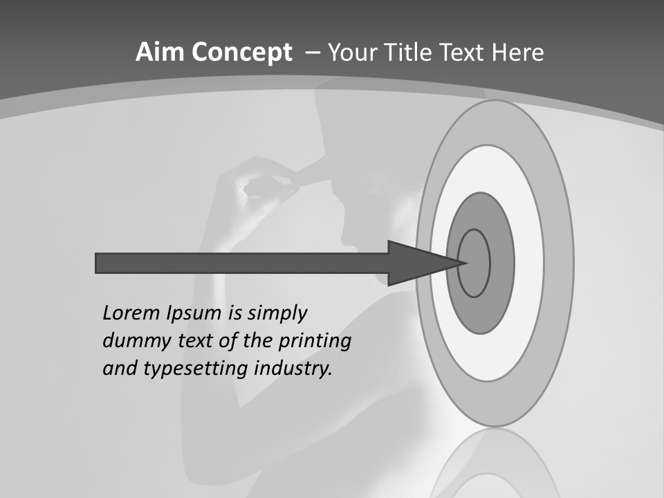 Photography Young Caucasian PowerPoint Template