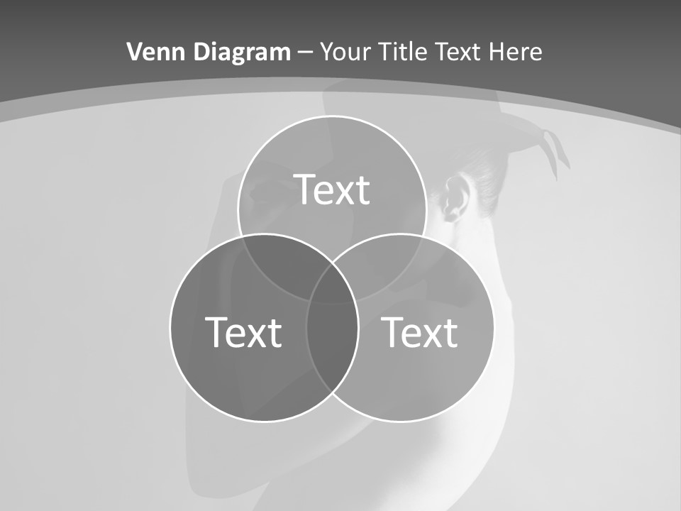 Photography Young Caucasian PowerPoint Template