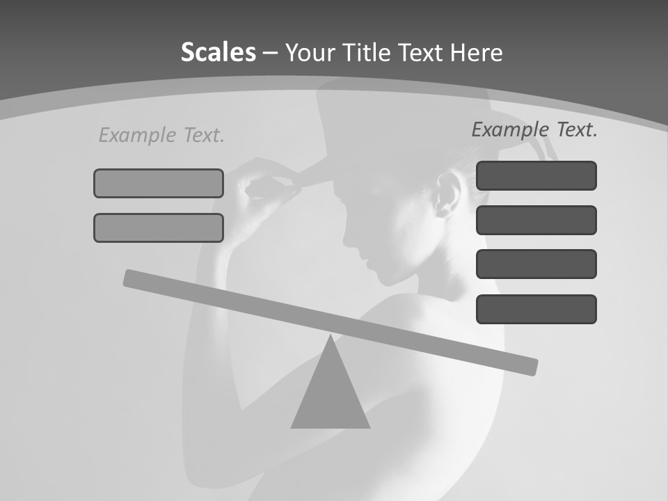 Photography Young Caucasian PowerPoint Template