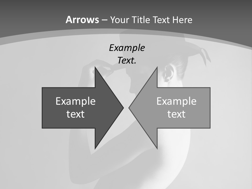 Photography Young Caucasian PowerPoint Template