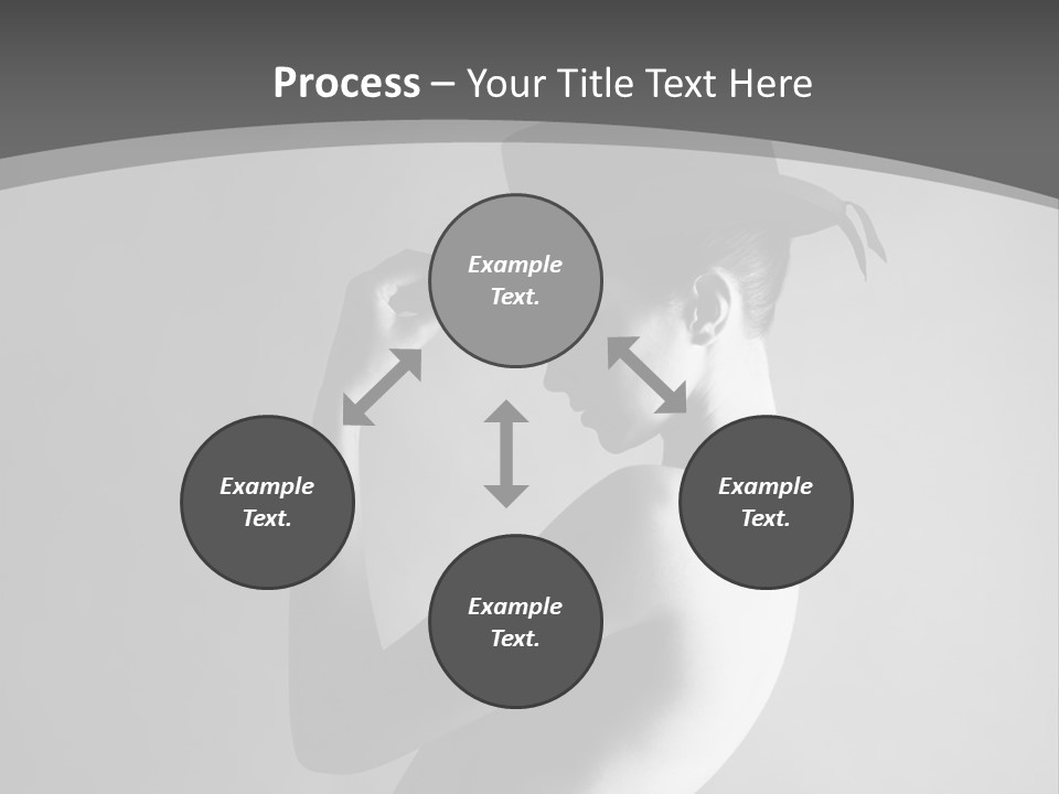 Photography Young Caucasian PowerPoint Template