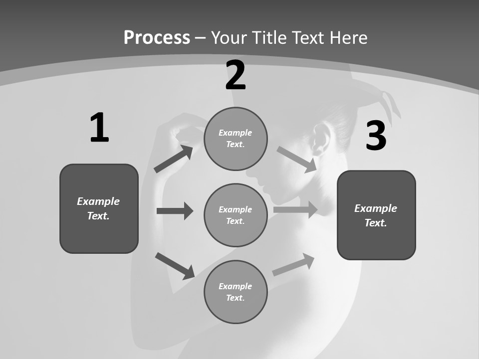 Photography Young Caucasian PowerPoint Template