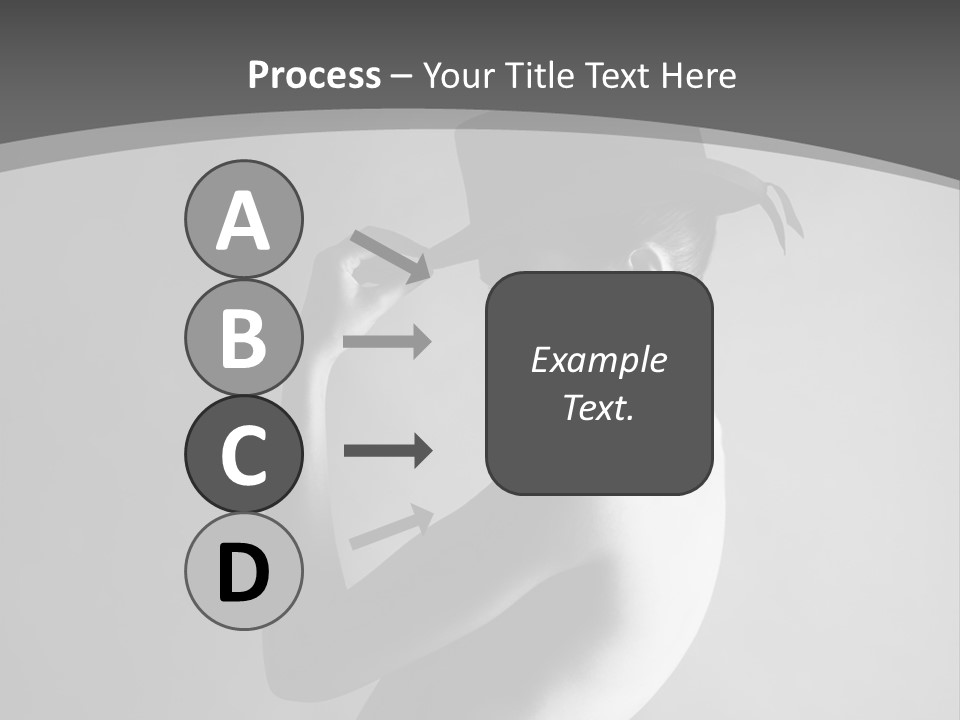 Photography Young Caucasian PowerPoint Template