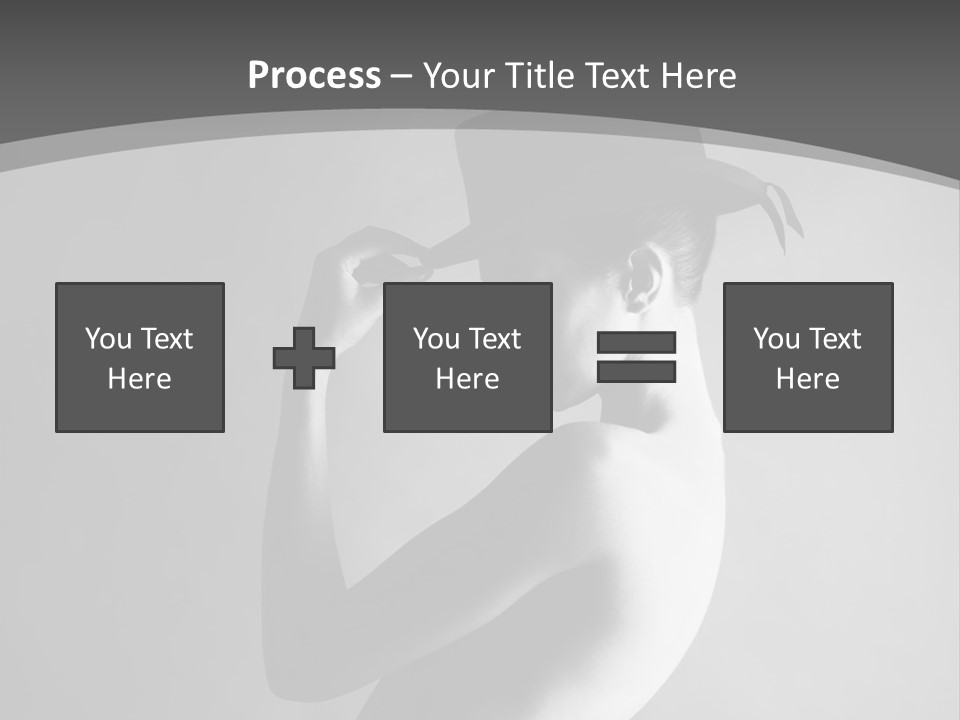 Photography Young Caucasian PowerPoint Template