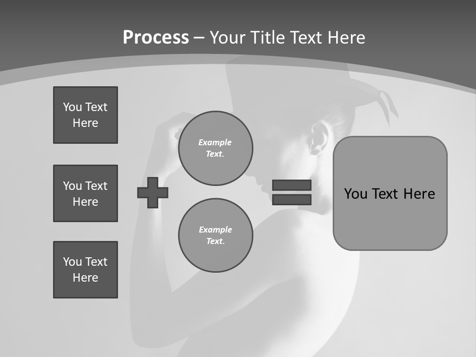 Photography Young Caucasian PowerPoint Template