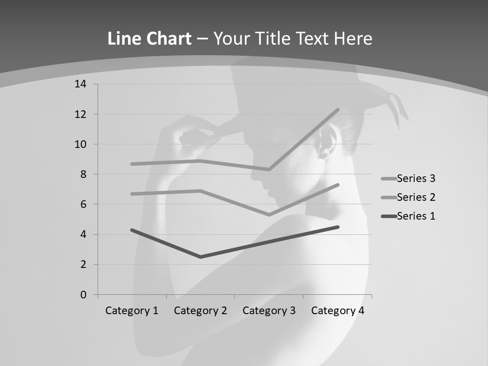 Photography Young Caucasian PowerPoint Template