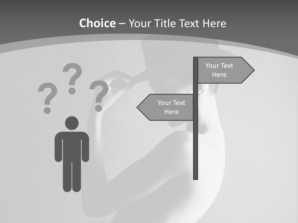 Photography Young Caucasian PowerPoint Template