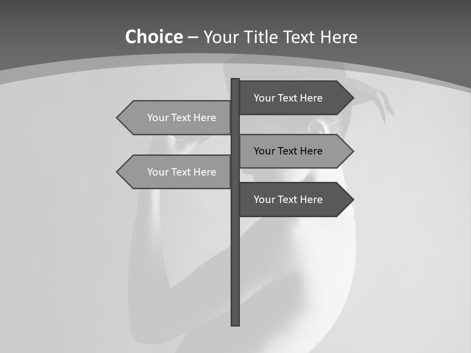 Photography Young Caucasian PowerPoint Template