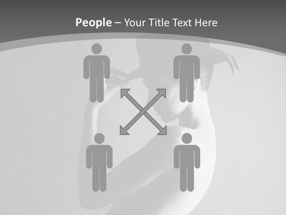 Photography Young Caucasian PowerPoint Template