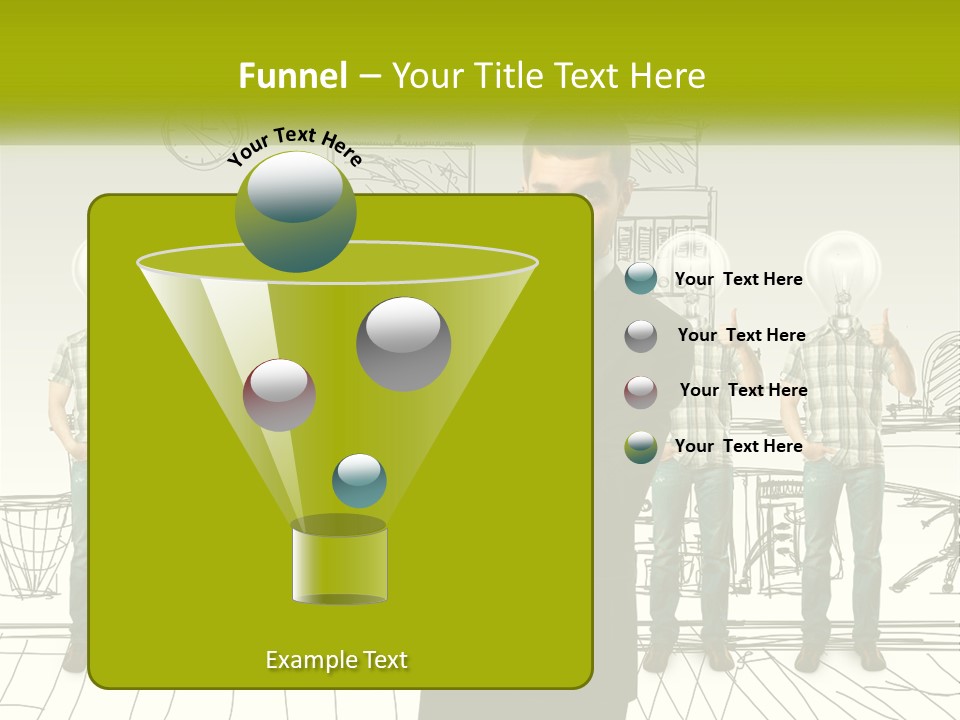 Businessman Modern Laptop PowerPoint Template