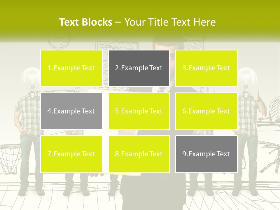 Businessman Modern Laptop PowerPoint Template