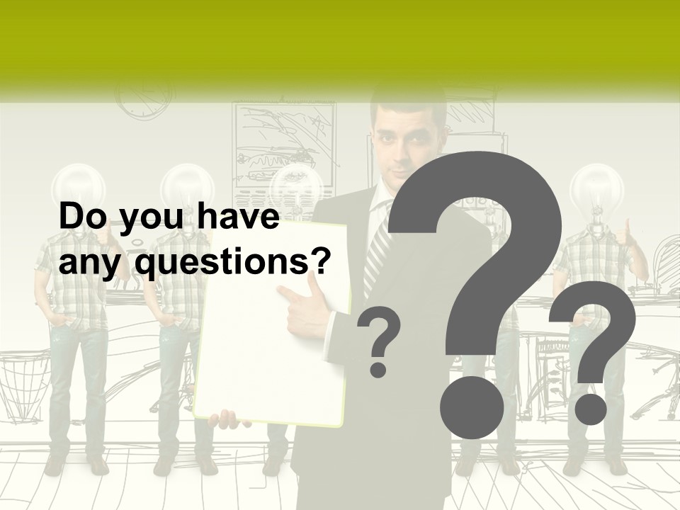 Businessman Modern Laptop PowerPoint Template