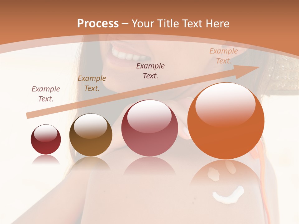 Sunscreen Holidays Straw Hat PowerPoint Template