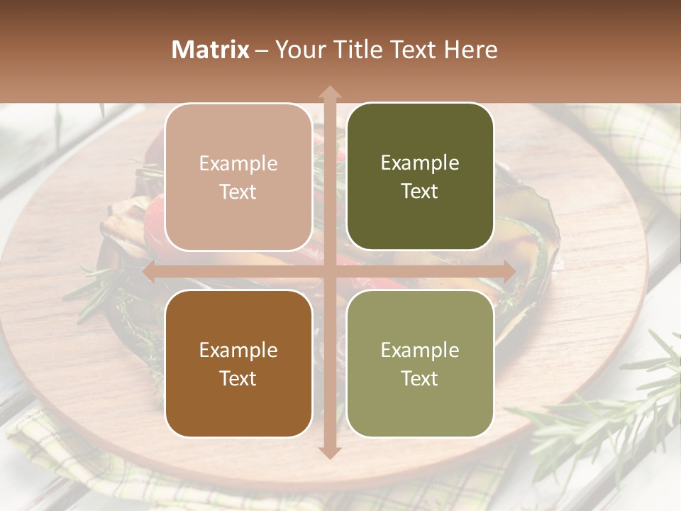 Cooking Thyme Red PowerPoint Template