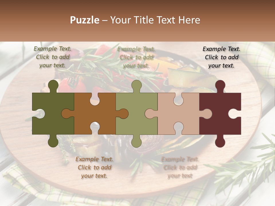 Cooking Thyme Red PowerPoint Template