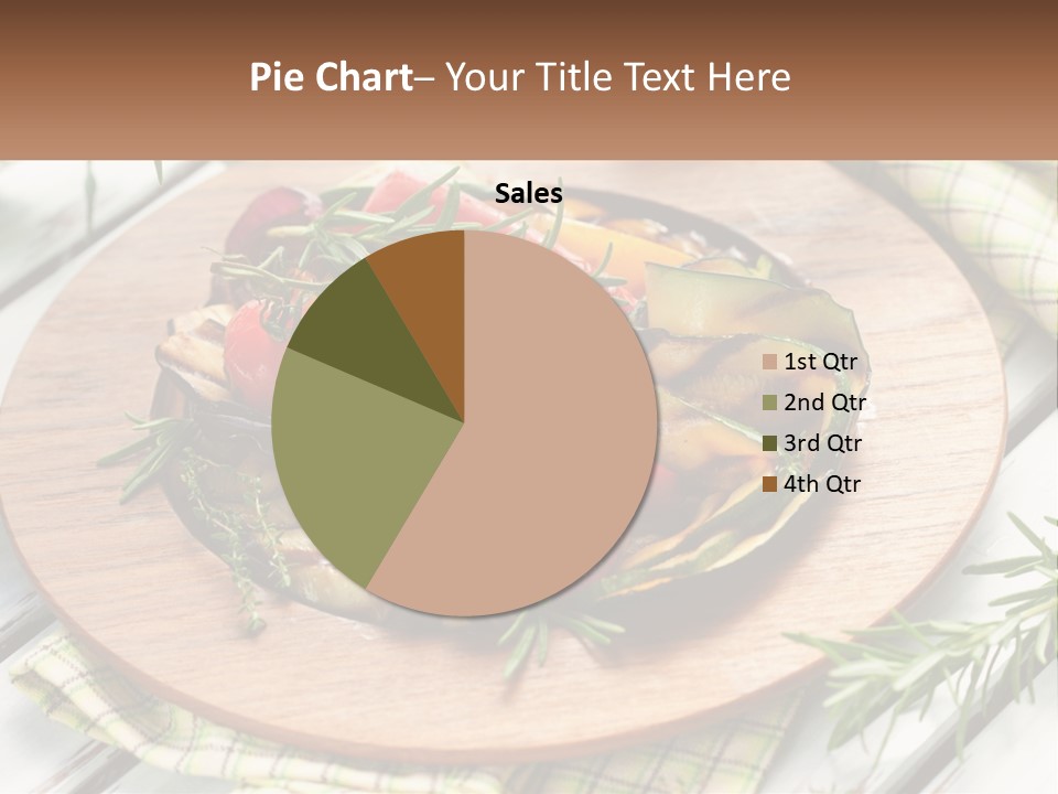 Cooking Thyme Red PowerPoint Template