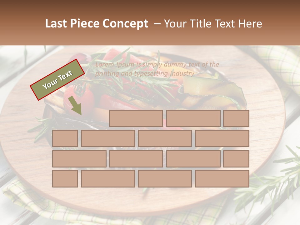 Cooking Thyme Red PowerPoint Template