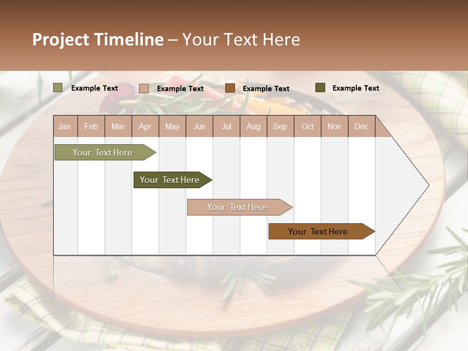 Cooking Thyme Red PowerPoint Template