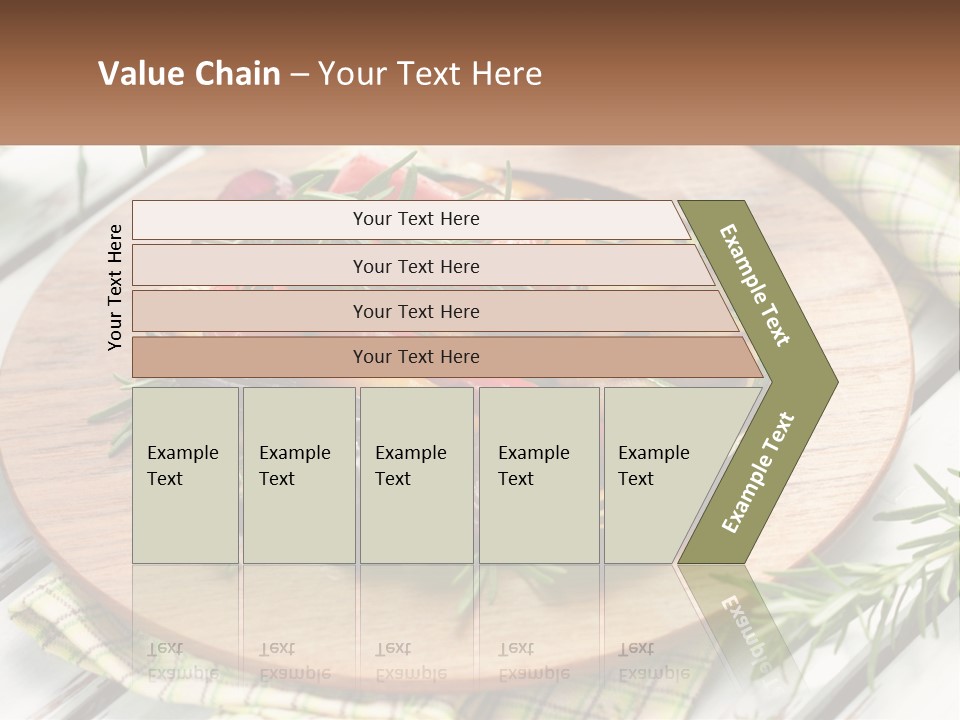 Cooking Thyme Red PowerPoint Template