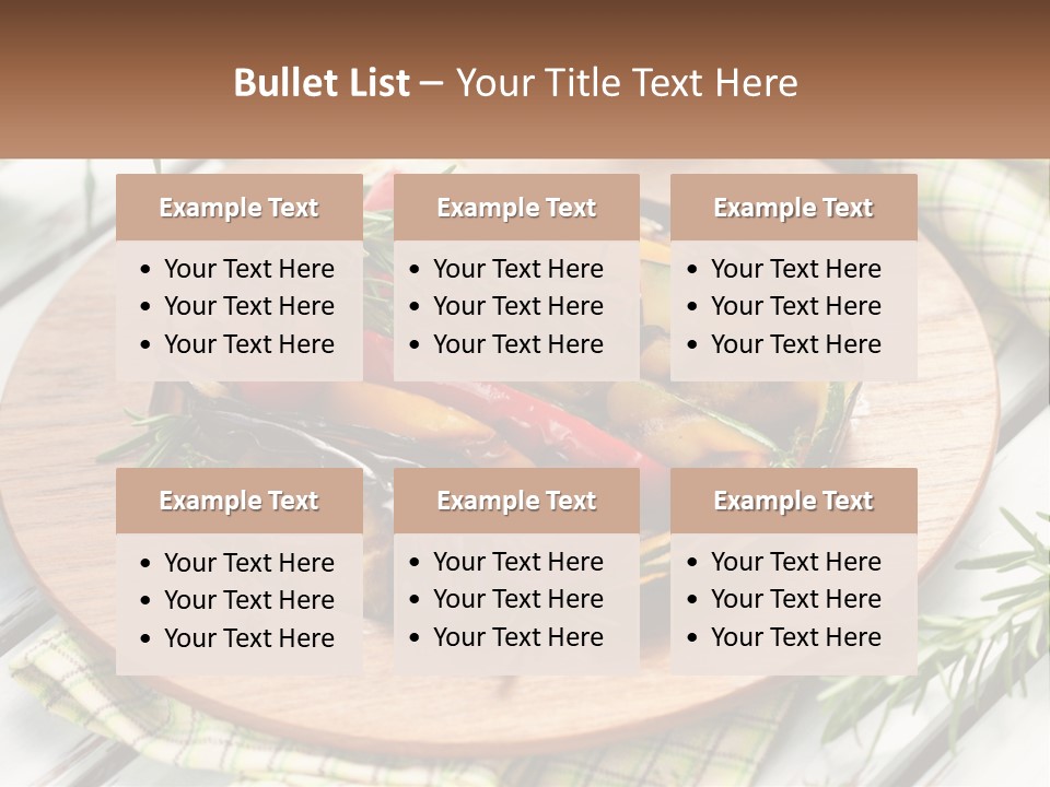 Cooking Thyme Red PowerPoint Template
