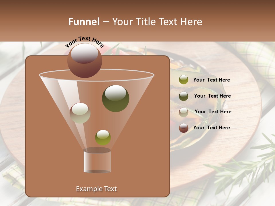 Cooking Thyme Red PowerPoint Template