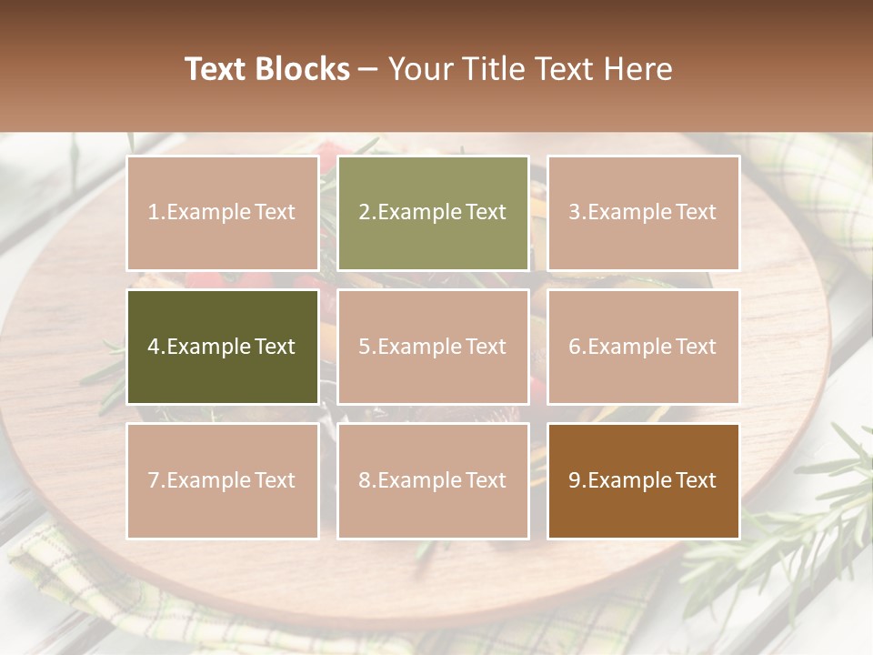 Cooking Thyme Red PowerPoint Template