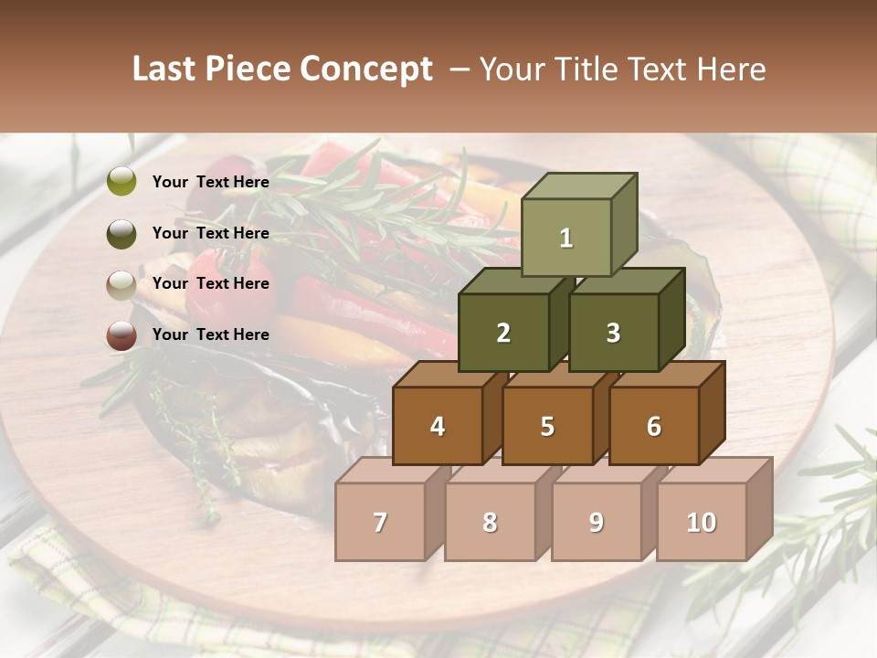 Cooking Thyme Red PowerPoint Template