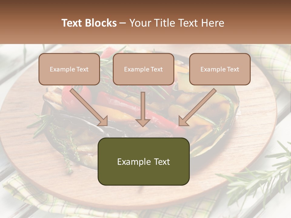Cooking Thyme Red PowerPoint Template