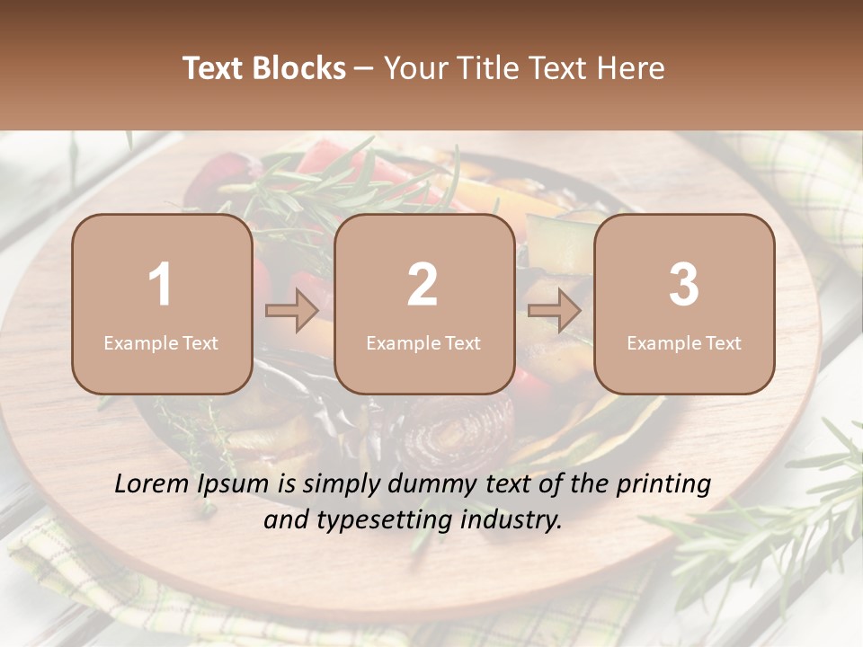 Cooking Thyme Red PowerPoint Template