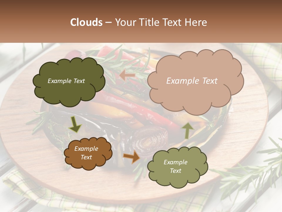 Cooking Thyme Red PowerPoint Template