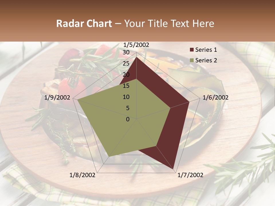 Cooking Thyme Red PowerPoint Template