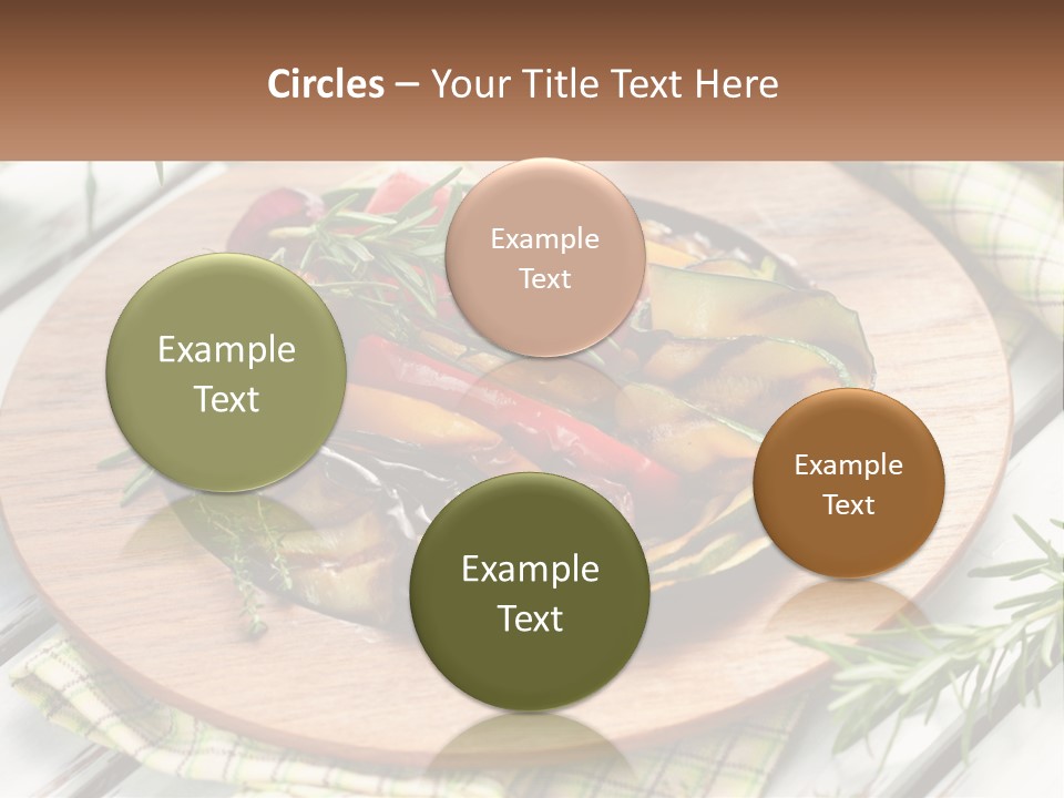 Cooking Thyme Red PowerPoint Template