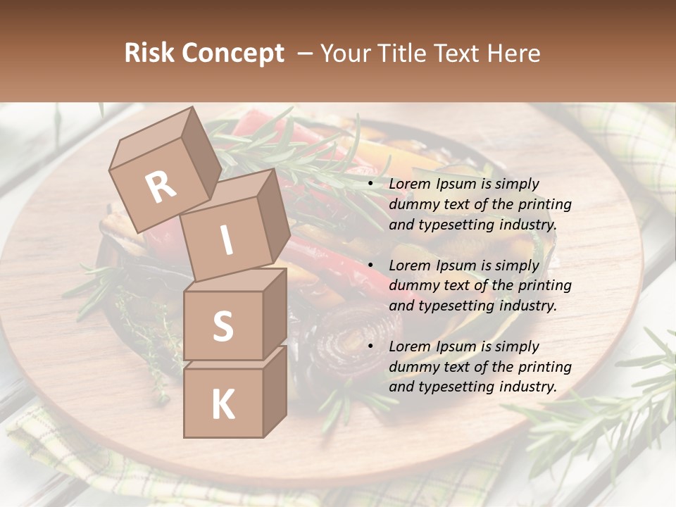 Cooking Thyme Red PowerPoint Template