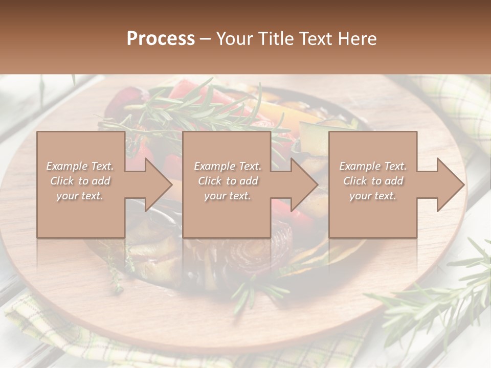 Cooking Thyme Red PowerPoint Template