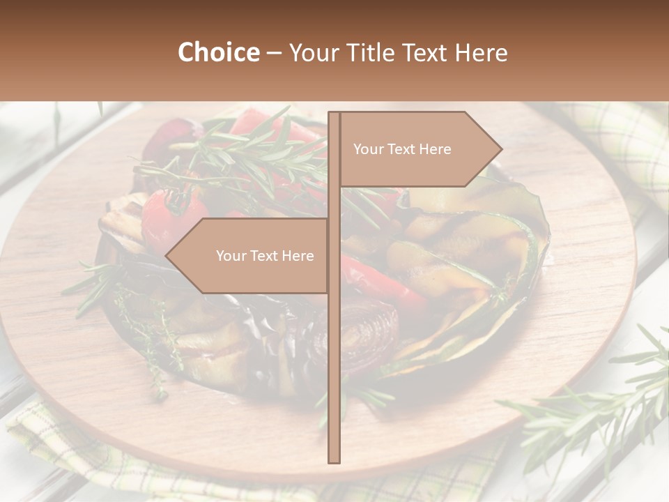 Cooking Thyme Red PowerPoint Template