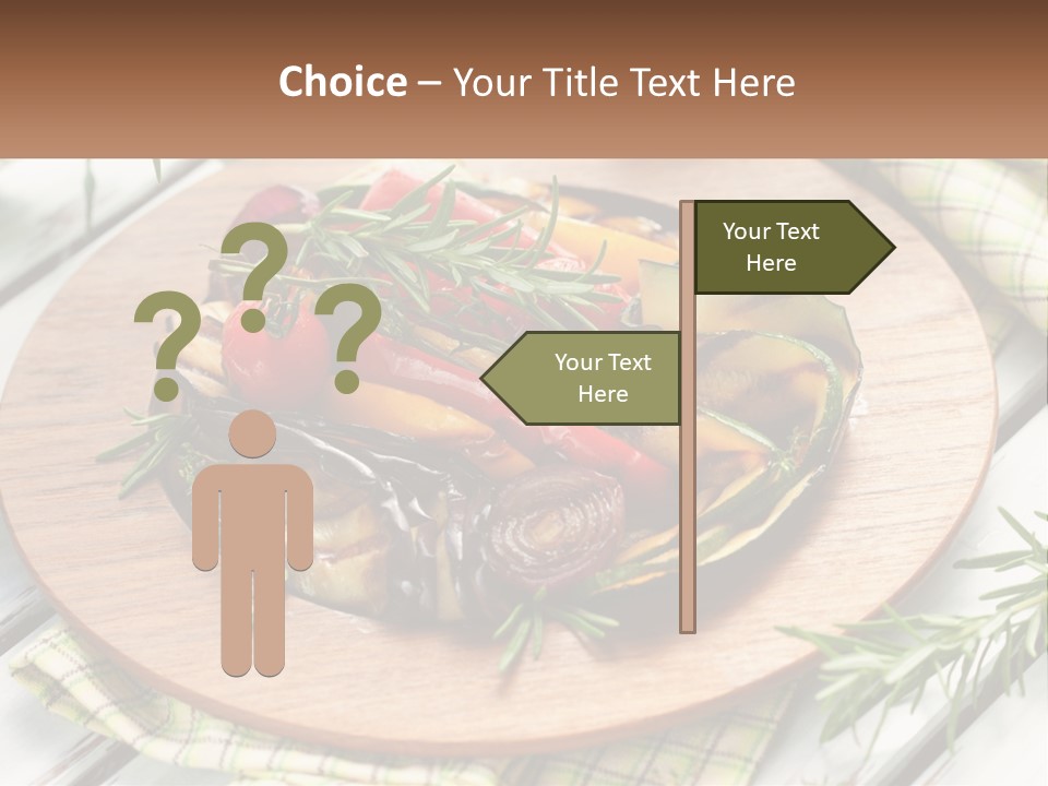 Cooking Thyme Red PowerPoint Template