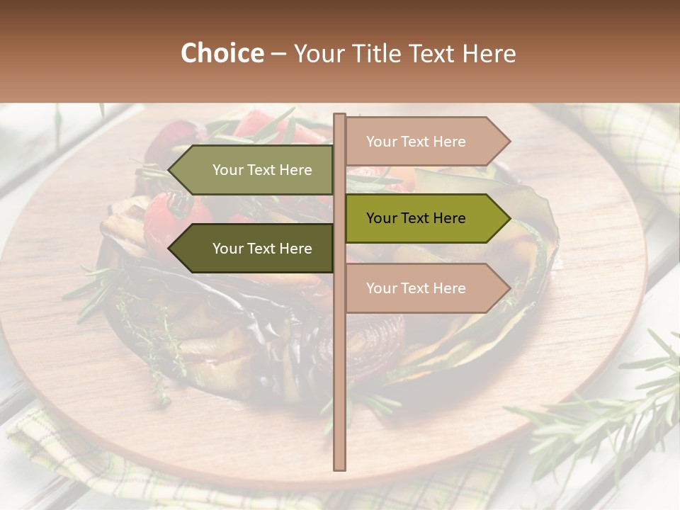 Cooking Thyme Red PowerPoint Template