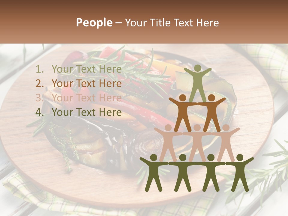 Cooking Thyme Red PowerPoint Template