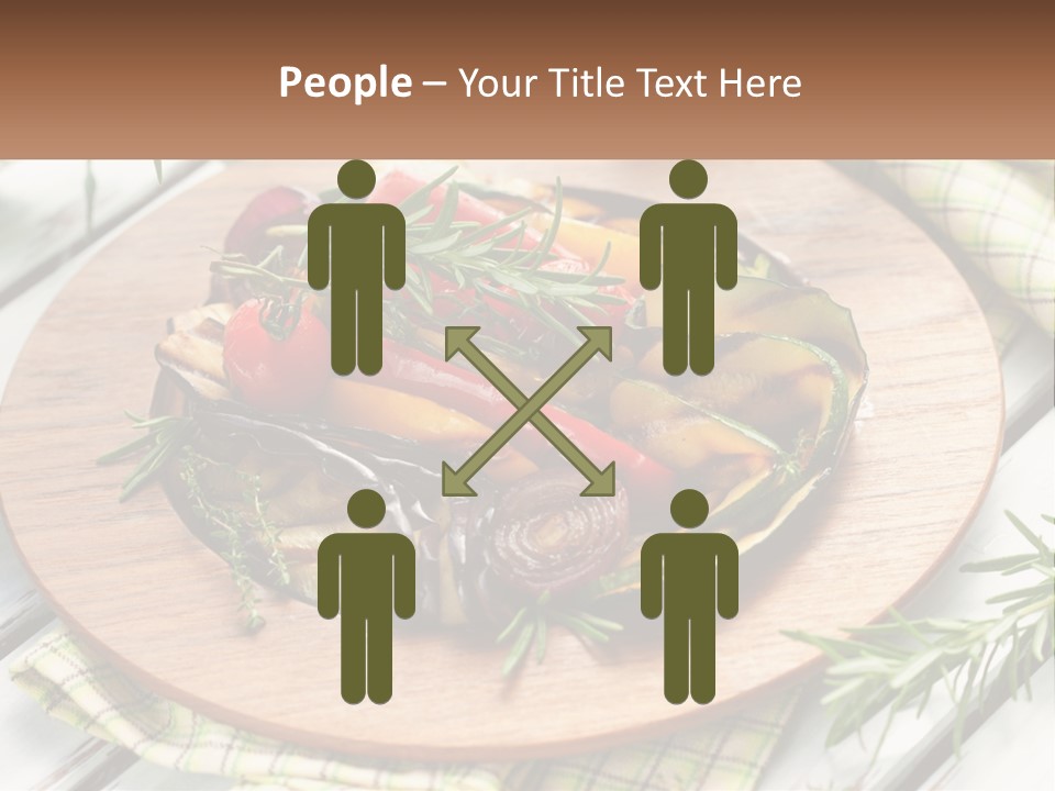 Cooking Thyme Red PowerPoint Template