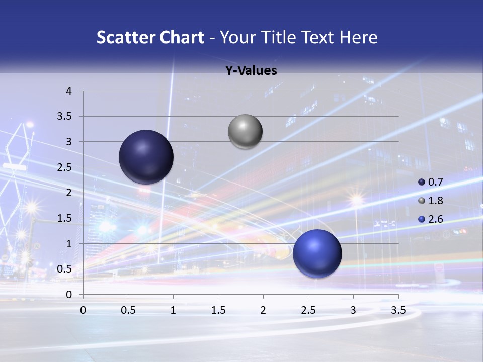 Cityscape Trails Dramatic PowerPoint Template